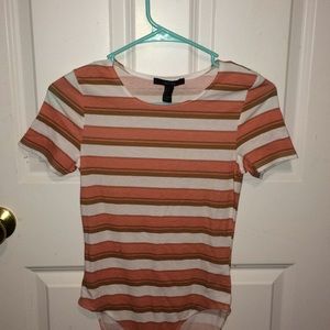 Forever 21 striped bodysuit